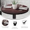 Flash Furniture Round Reversible Top, Black/Mahogany, 24", PK3 3-XU-RD-24-MBT-GG - alternate 7